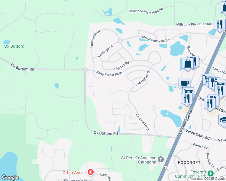map of restaurants, bars, coffee shops, grocery stores, and more near 2558 Halleck Lane in Tallahassee
