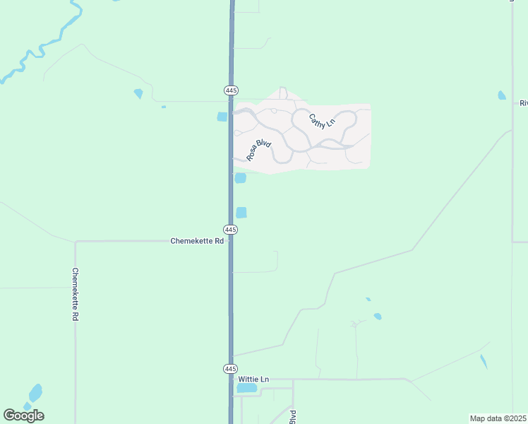 map of restaurants, bars, coffee shops, grocery stores, and more near 47270 Louisiana 445 in Robert