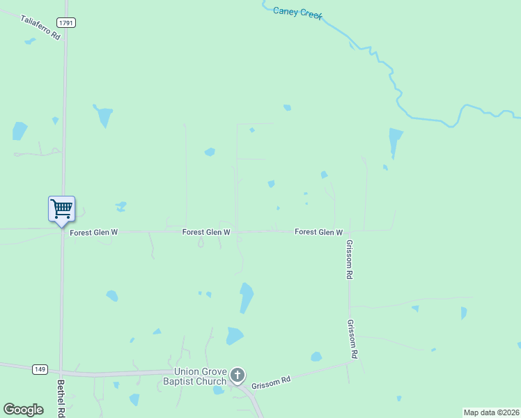map of restaurants, bars, coffee shops, grocery stores, and more near 24214 Forest Glen Drive in Richards
