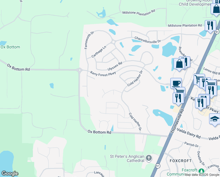 map of restaurants, bars, coffee shops, grocery stores, and more near 2558 Halleck Lane in Tallahassee