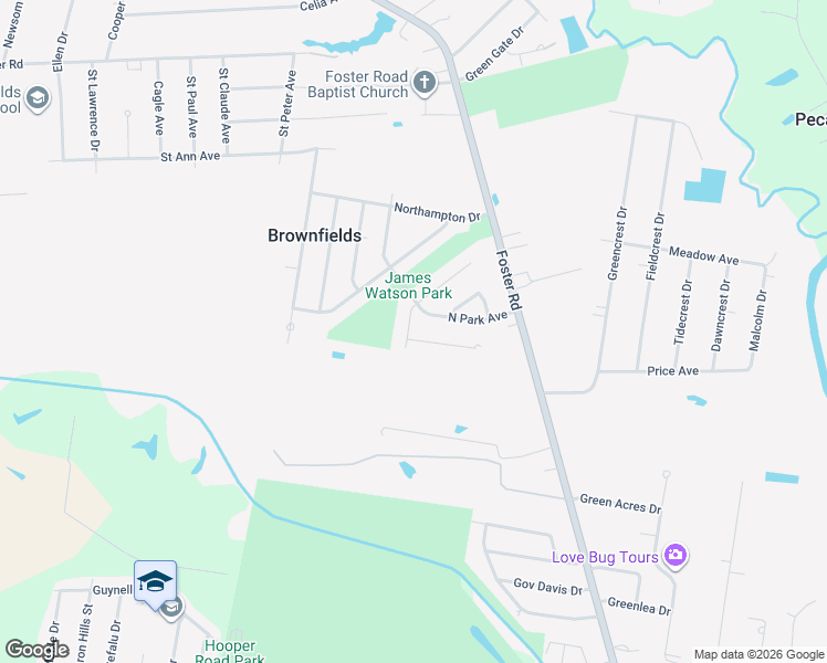 map of restaurants, bars, coffee shops, grocery stores, and more near 10487 Northdale Drive in Baton Rouge