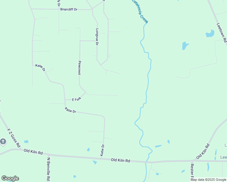 map of restaurants, bars, coffee shops, grocery stores, and more near Pinecrest in Picayune