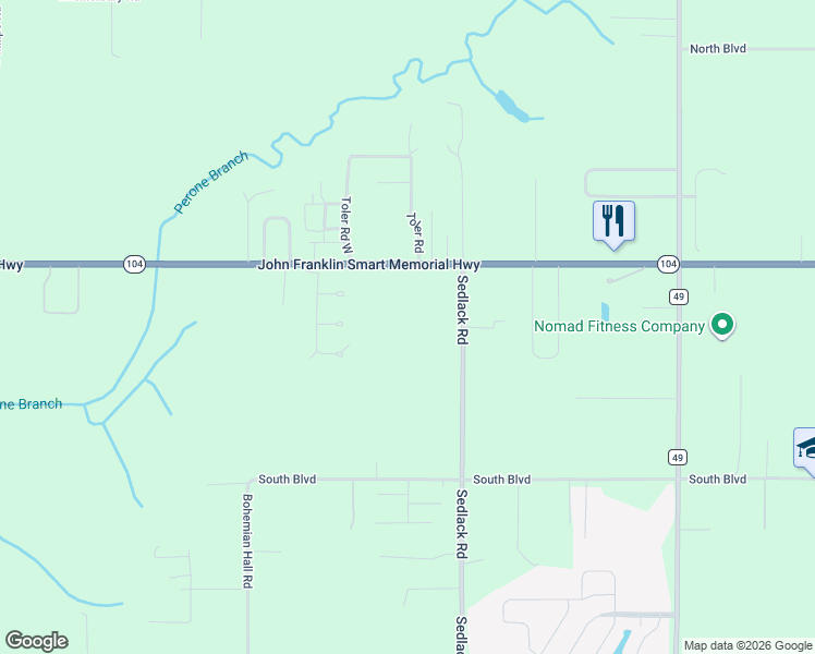 map of restaurants, bars, coffee shops, grocery stores, and more near in Silverhill