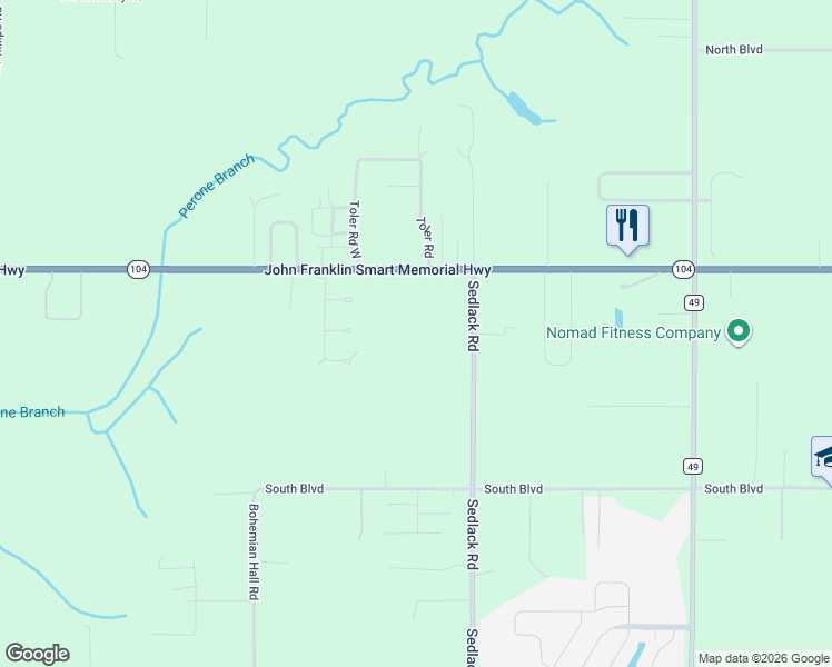 map of restaurants, bars, coffee shops, grocery stores, and more near in Silverhill