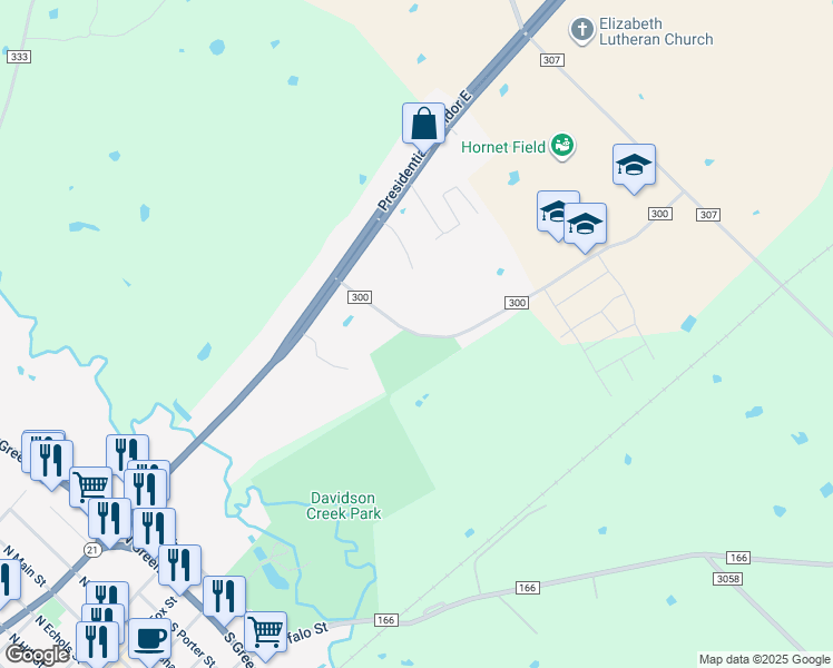 map of restaurants, bars, coffee shops, grocery stores, and more near 277 County Road 300 in Caldwell