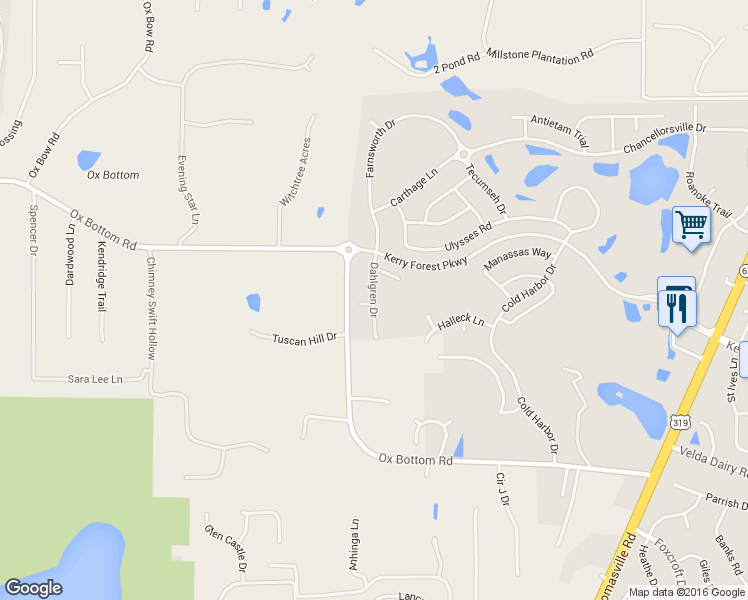 map of restaurants, bars, coffee shops, grocery stores, and more near 5898 Dahlgren Drive in Tallahassee