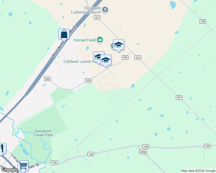 map of restaurants, bars, coffee shops, grocery stores, and more near 209 Broaddus Bend in Caldwell