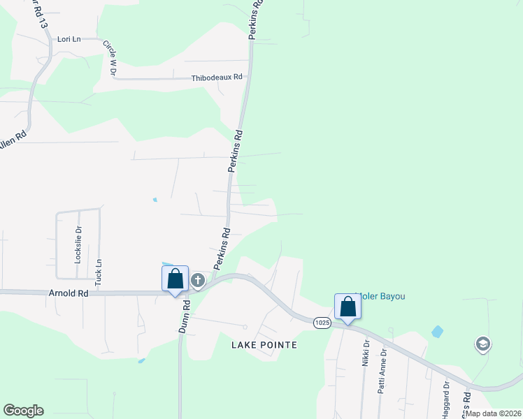map of restaurants, bars, coffee shops, grocery stores, and more near 10735 Dunmark Road in Denham Springs