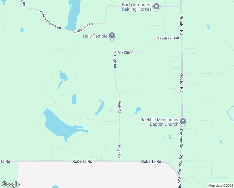 map of restaurants, bars, coffee shops, grocery stores, and more near 6562 Hugh Road in Tallahassee