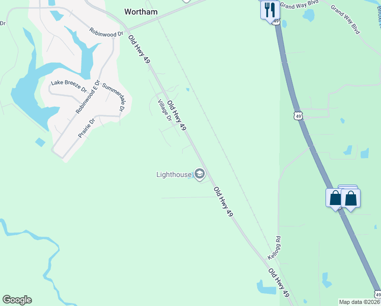 map of restaurants, bars, coffee shops, grocery stores, and more near 18027 Old Highway 49 in Saucier
