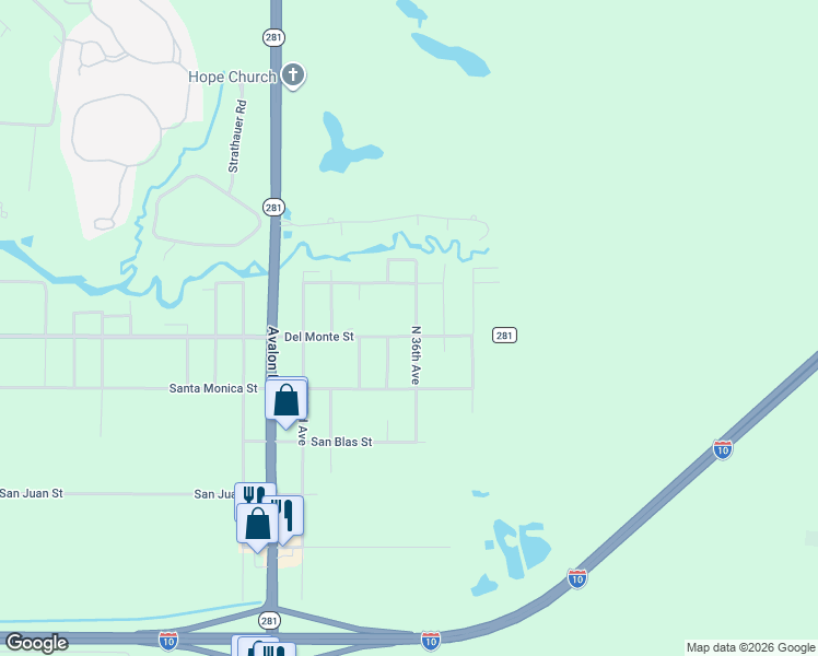 map of restaurants, bars, coffee shops, grocery stores, and more near 5808-5838 Del Monte Street in Milton