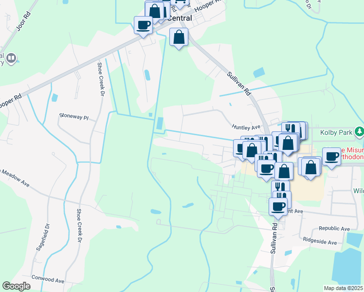 map of restaurants, bars, coffee shops, grocery stores, and more near 13672 Marlin Avenue in Baton Rouge