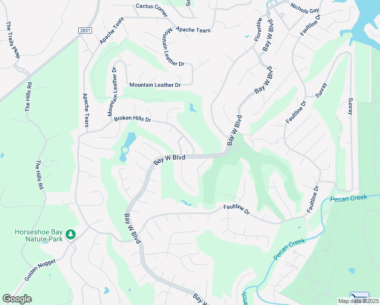 map of restaurants, bars, coffee shops, grocery stores, and more near 10 Broken Hills Drive in Horseshoe Bay