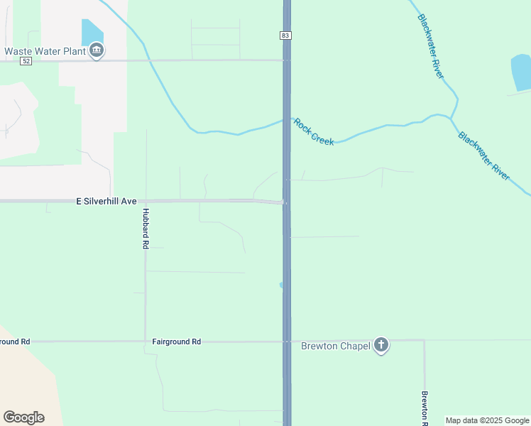 map of restaurants, bars, coffee shops, grocery stores, and more near 21289 East Silverhill Avenue in Robertsdale