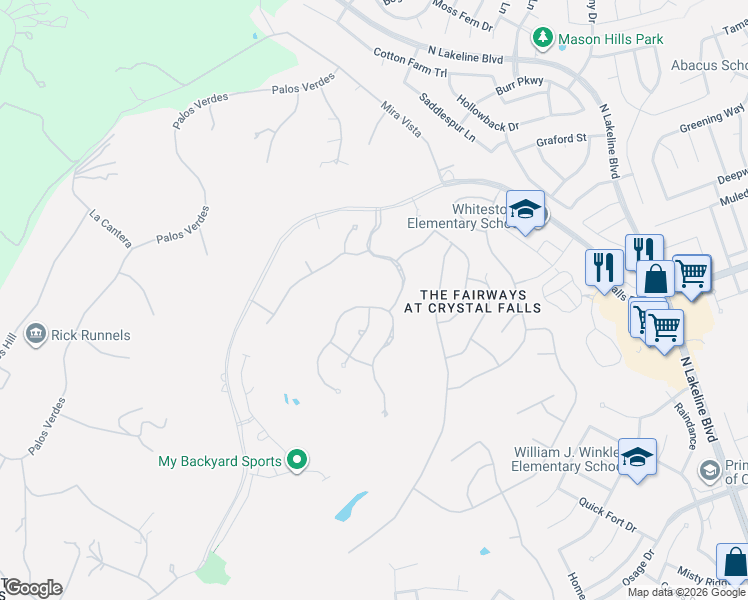 map of restaurants, bars, coffee shops, grocery stores, and more near 1901 Harvest Dance Drive in Leander