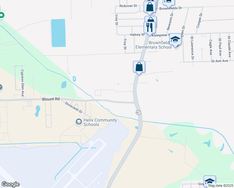 map of restaurants, bars, coffee shops, grocery stores, and more near 11169 Plank Road in Baton Rouge