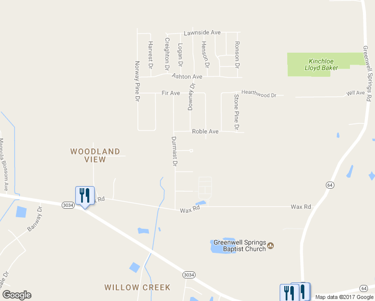 map of restaurants, bars, coffee shops, grocery stores, and more near 17159 Pin Cherry Avenue in Central