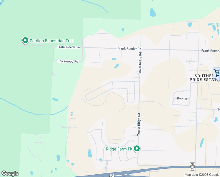 map of restaurants, bars, coffee shops, grocery stores, and more near 7720 Burnside Loop in Bellview