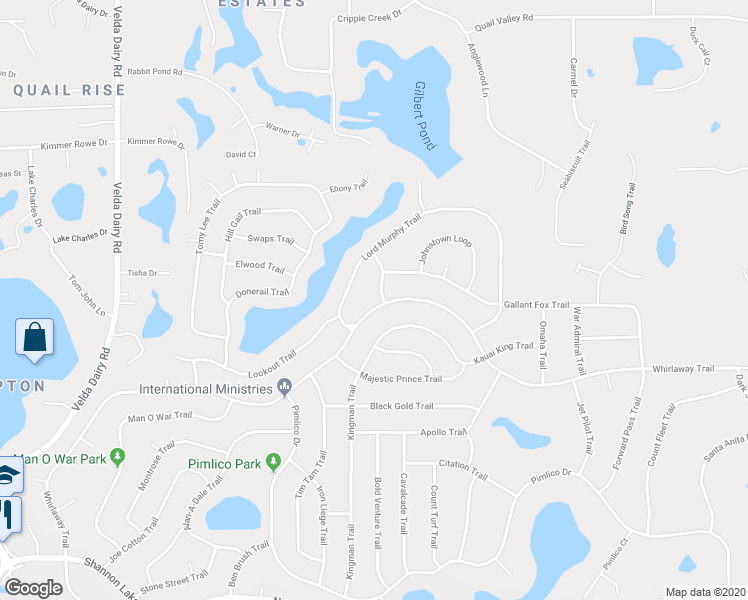 map of restaurants, bars, coffee shops, grocery stores, and more near 6700 Chant Trail in Tallahassee