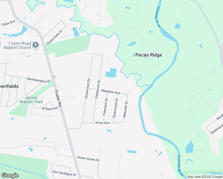 map of restaurants, bars, coffee shops, grocery stores, and more near 7847 Meadow Avenue in Baton Rouge