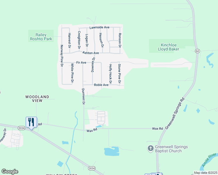 map of restaurants, bars, coffee shops, grocery stores, and more near 17159 Pin Cherry Avenue in Central