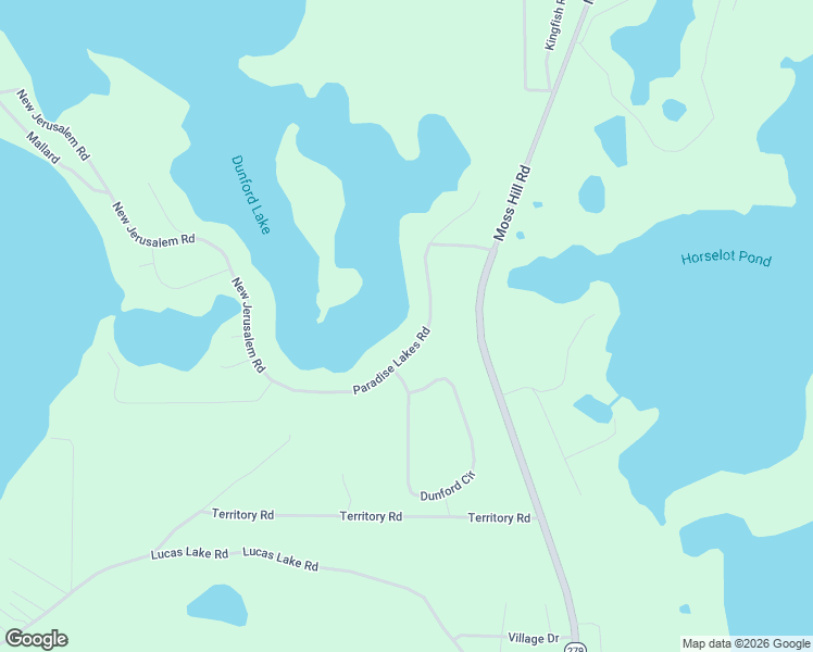 map of restaurants, bars, coffee shops, grocery stores, and more near 2880 Paradise Lakes Road in Chipley