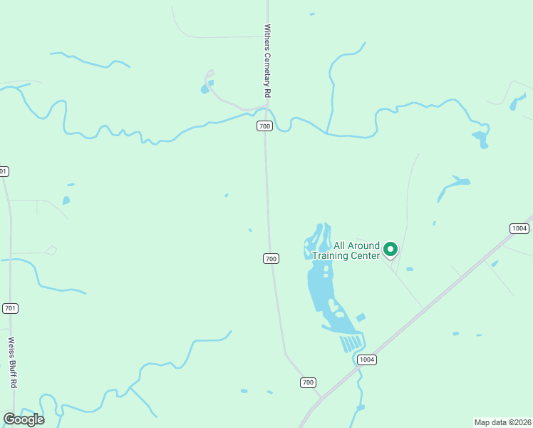 map of restaurants, bars, coffee shops, grocery stores, and more near 2226 County Road 700 in Kirbyville