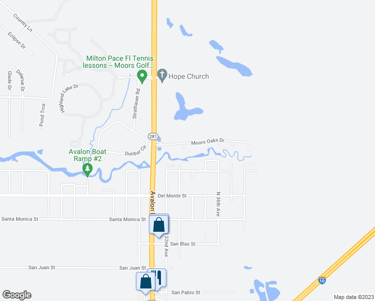 map of restaurants, bars, coffee shops, grocery stores, and more near 3102 Aberdeen Court in Milton