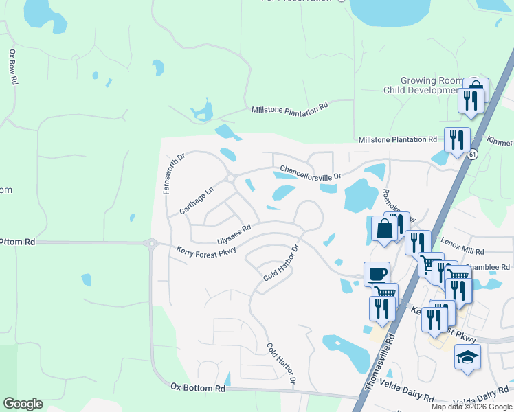 map of restaurants, bars, coffee shops, grocery stores, and more near 5631 Tecumseh Drive in Tallahassee