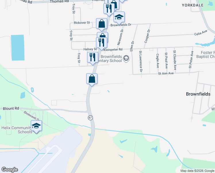 map of restaurants, bars, coffee shops, grocery stores, and more near 5656 Guice Drive in Baton Rouge