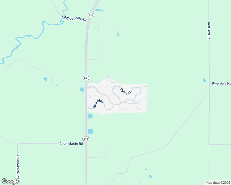 map of restaurants, bars, coffee shops, grocery stores, and more near 47528 Cathy Lane in Robert