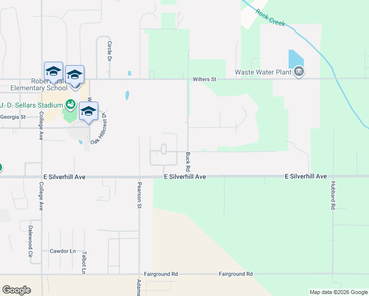 map of restaurants, bars, coffee shops, grocery stores, and more near 19750-19822 Adams Acres Rd in Robertsdale