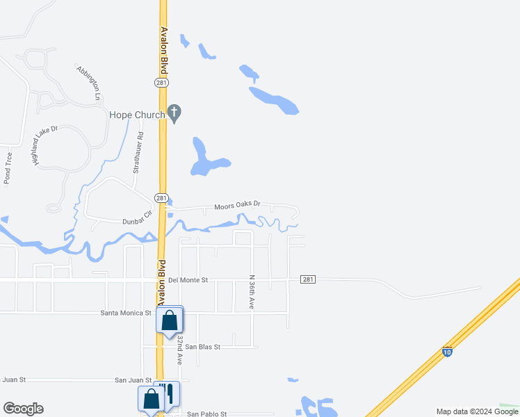 map of restaurants, bars, coffee shops, grocery stores, and more near 5925 Moors Oaks Drive in Milton