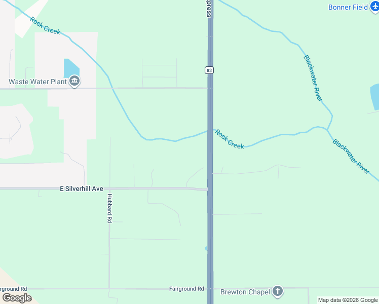 map of restaurants, bars, coffee shops, grocery stores, and more near 20941 Oak Ridge Drive in Robertsdale