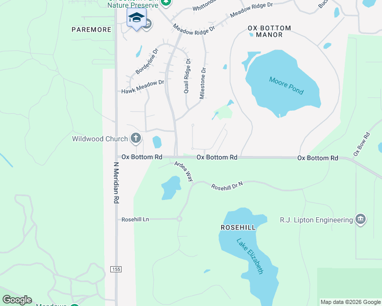 map of restaurants, bars, coffee shops, grocery stores, and more near 5953 Ox Bottom Manor Drive in Tallahassee