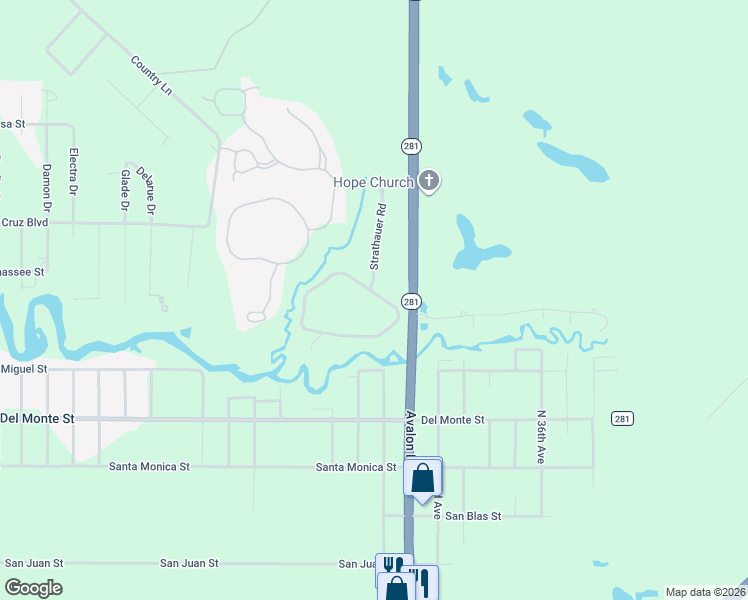 map of restaurants, bars, coffee shops, grocery stores, and more near 5805 Dunbar Circle in Milton