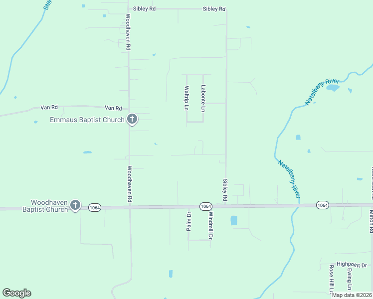 map of restaurants, bars, coffee shops, grocery stores, and more near 11163 Griffin Lane in Tickfaw