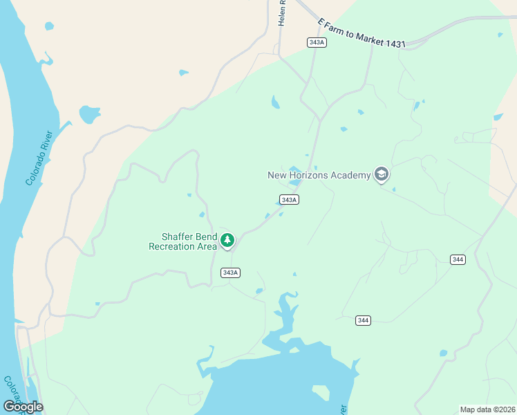 map of restaurants, bars, coffee shops, grocery stores, and more near 614 County Road 343A in Marble Falls