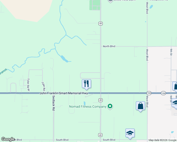 map of restaurants, bars, coffee shops, grocery stores, and more near 14604 Silveroaks Loop in Silverhill