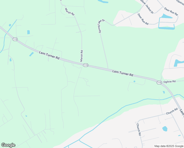 map of restaurants, bars, coffee shops, grocery stores, and more near 541497 Lem Turner Road in Callahan