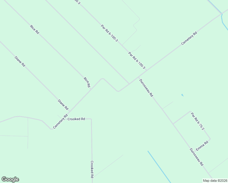 map of restaurants, bars, coffee shops, grocery stores, and more near 2494 Cemetary Road in Ville Platte