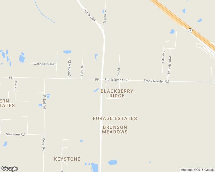 map of restaurants, bars, coffee shops, grocery stores, and more near 10019 Castleberry Boulevard in Pensacola