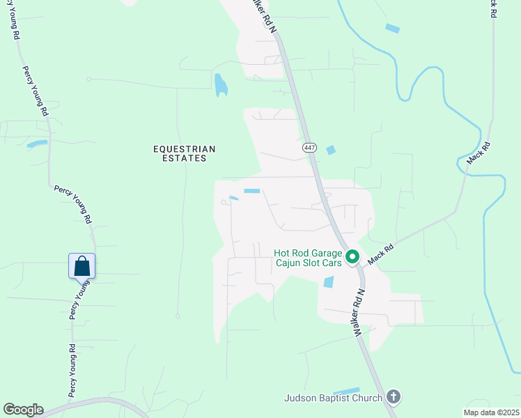 map of restaurants, bars, coffee shops, grocery stores, and more near 13150 Joycelynn Road in Walker