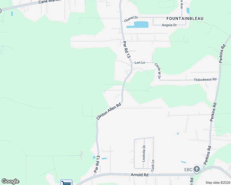 map of restaurants, bars, coffee shops, grocery stores, and more near 33101 Par Road 13 in Denham Springs