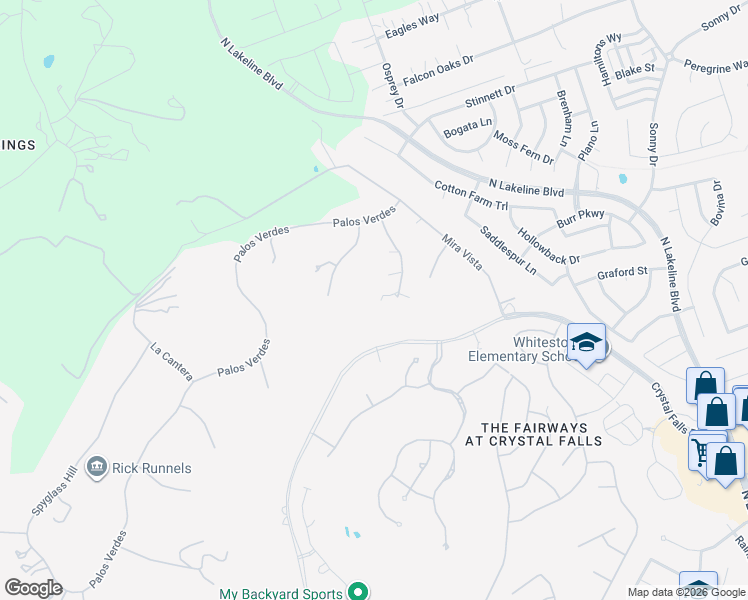 map of restaurants, bars, coffee shops, grocery stores, and more near 708 Timarron in Leander