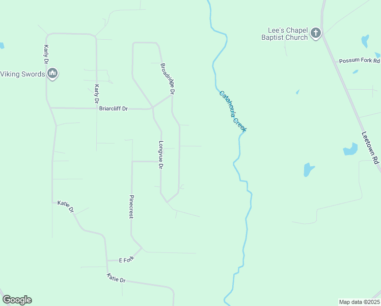 map of restaurants, bars, coffee shops, grocery stores, and more near 11060 Hunters Ridge in Picayune