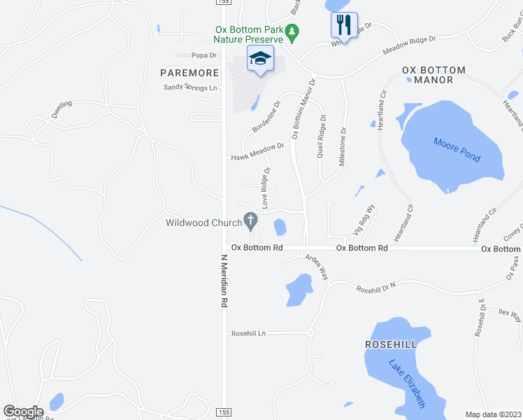 map of restaurants, bars, coffee shops, grocery stores, and more near 192 Sugar Plum Drive in Tallahassee