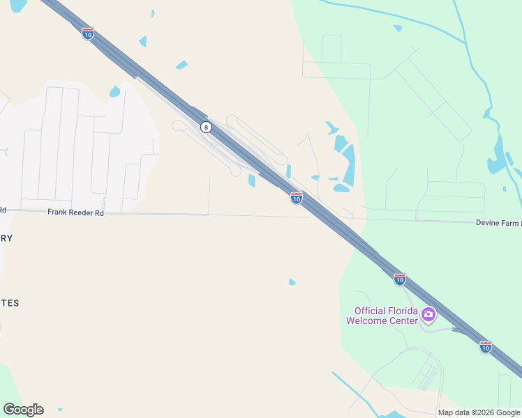 map of restaurants, bars, coffee shops, grocery stores, and more near 5490 Frank Reeder Road in Pensacola