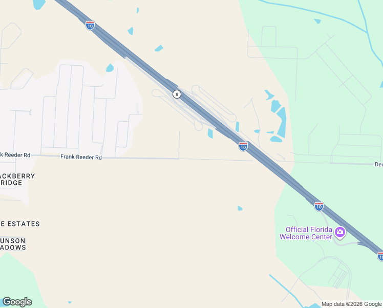 map of restaurants, bars, coffee shops, grocery stores, and more near 5630 Frank Reeder Road in Pensacola