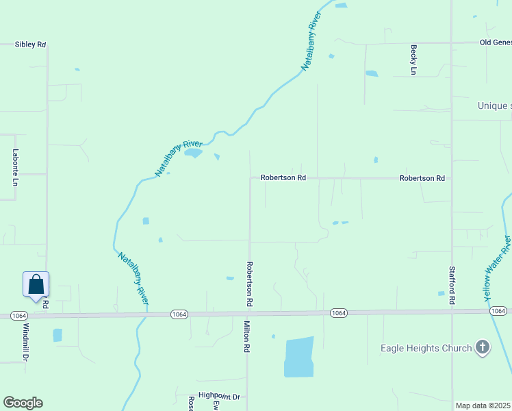 map of restaurants, bars, coffee shops, grocery stores, and more near 48208 Robertson Road in Tickfaw